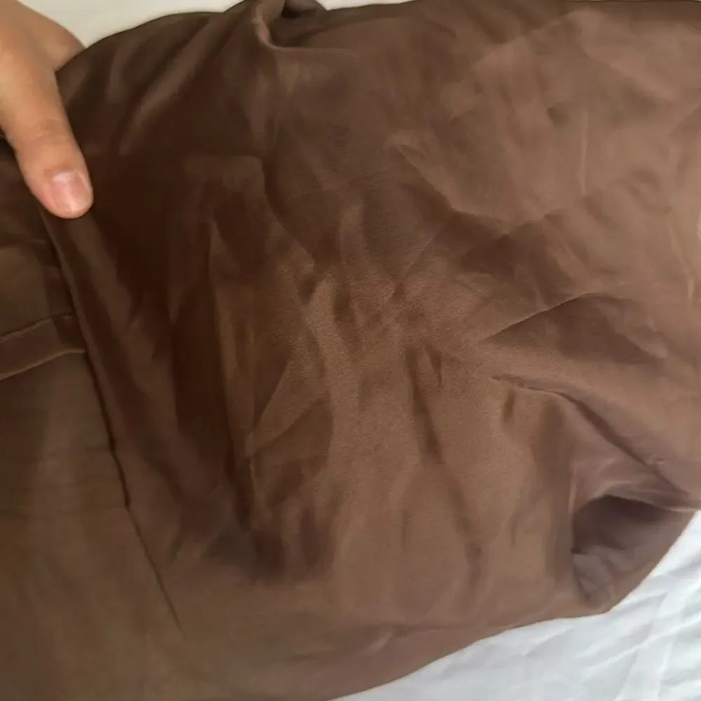 Sheer Scarf  Valance Dark Brown Curtain 58